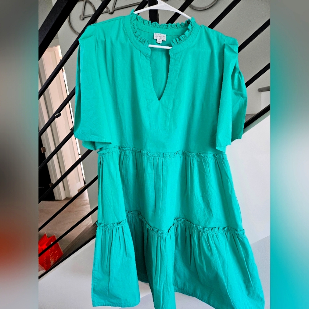 Mudpie Watson Tiered Dress in Large